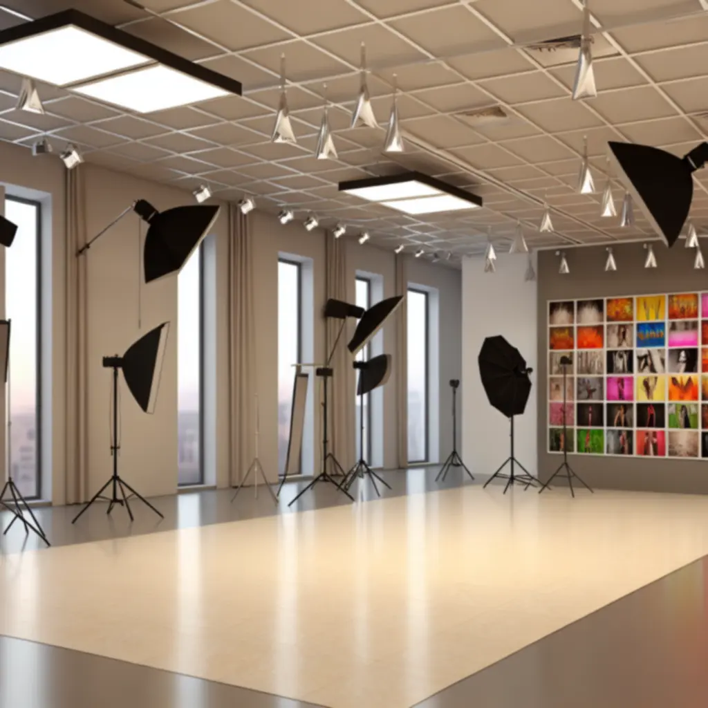 Professzionális fotóstúdió modern világítással Budapesten