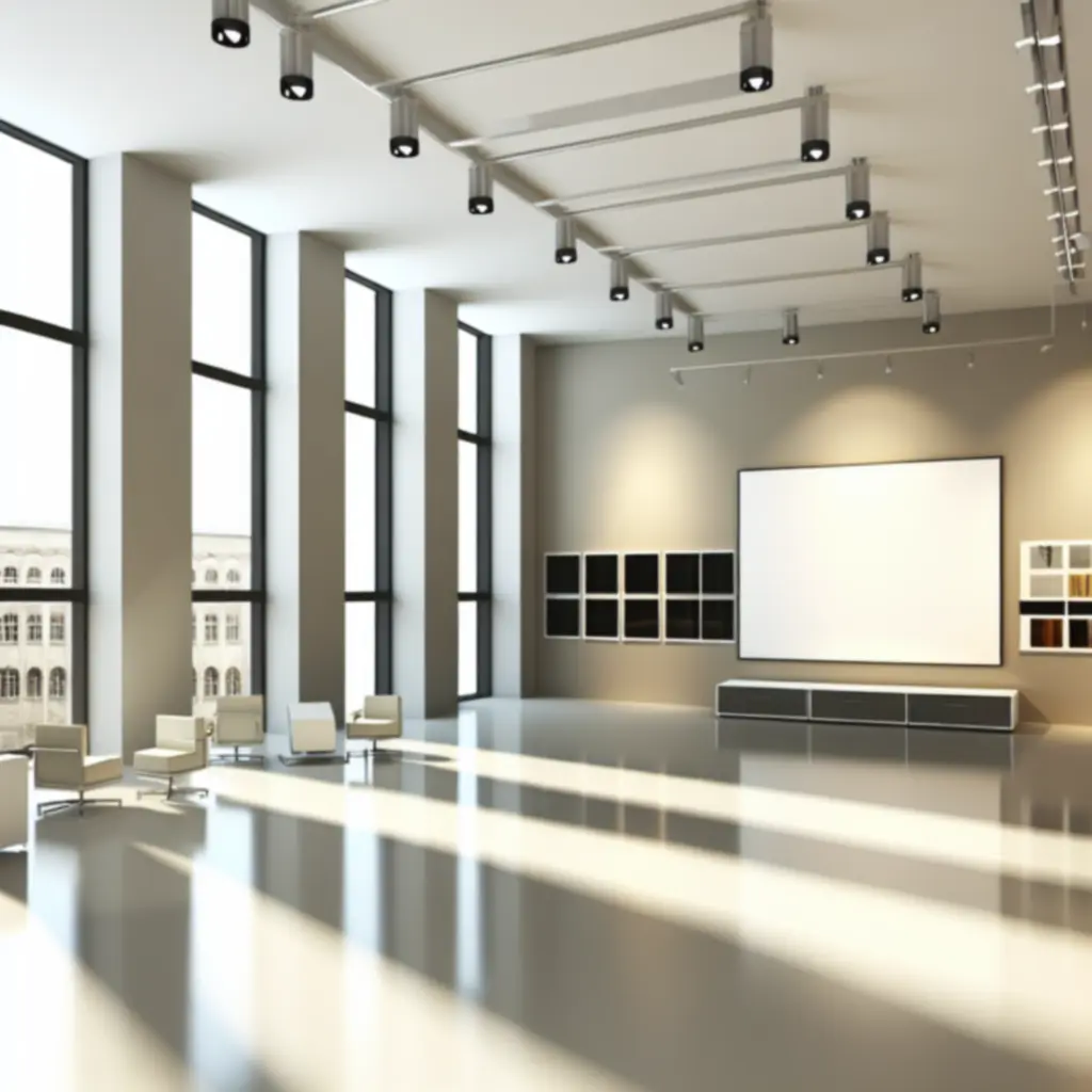 Modern, hangulatos fotóstúdió enteriőr a Budapest Photo Labben